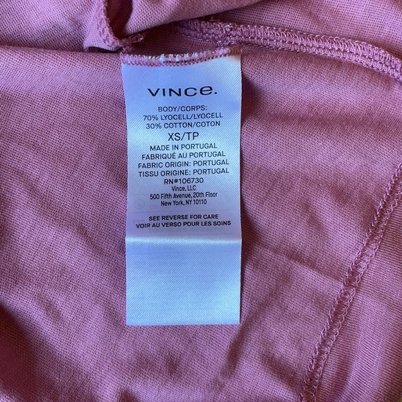 Vince Pink Crop Top Size XS - Picture 7 of 11